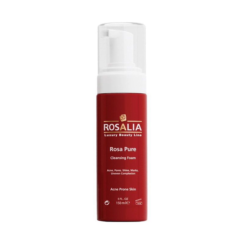 Cleansing Rosa Pure Foam فوم پاک کننده پوست چرب و مستعد جوش رزاپیور - Image 1